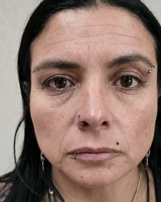 Gaby antes de Morpheus 8 y toxina botulínica